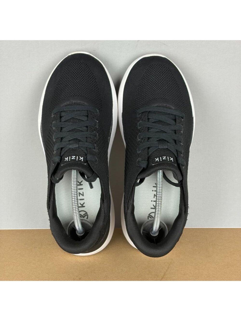 Kizik Lima Handsfree Athletic Shoes Sneakers Womens 8 Wide Black Unisex Mesh - Picture 9 of 10